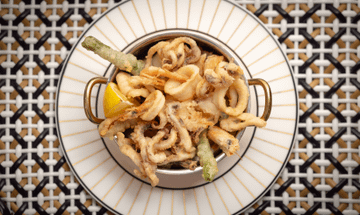 Hotel d'Inghilterra Roma - Starhotels Collezione - Frittura croccante di calamari, gamberi e verdure in tempura