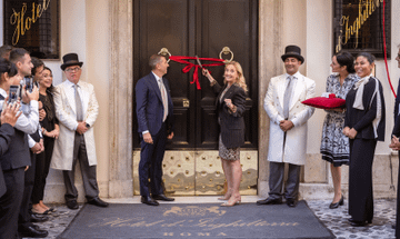 Hotel d'Inghilterra Roma - Starhotels Collezione_Ribbon Cutting with Elisabetta fabri, President and CEO Starhotels