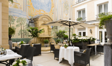 L'Assaggio Patio - Castille Paris - Starhotels Collezione - credits Maurine